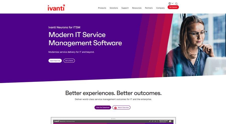 Ivanti Service Manager IT Help Desk Software