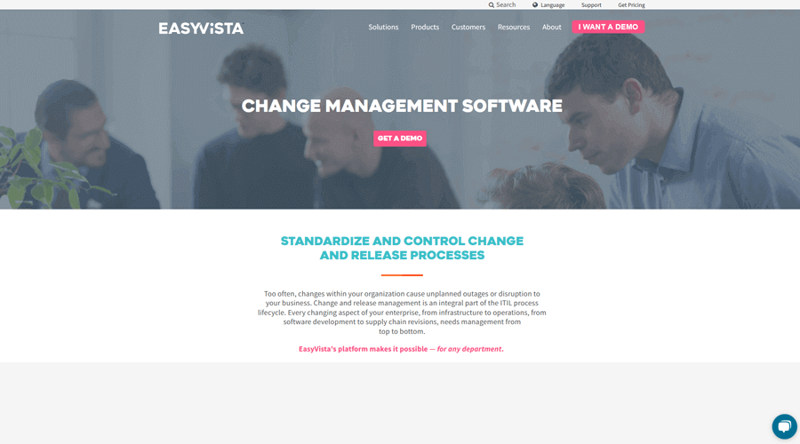 EasyVista IT Change Management Software