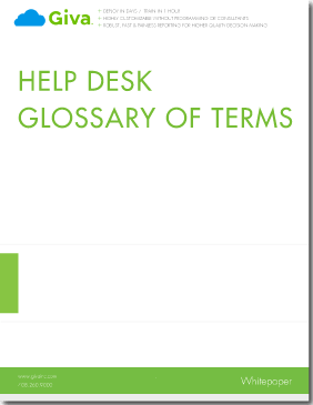 Help Desk Glossary of Terms